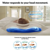 Mediflow Luxurious Memory Foam Water Pillow 46 x 66 cm Home & Garden Kings Warehouse 