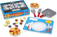 Melissa & Doug Flip and Serve Pancake Set (19 pcs) - Wooden Breakfast Play Food Kings Warehouse 