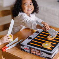 Melissa & Doug Wooden Grill & Serve BBQ Set Kings Warehouse 