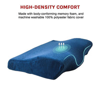 Memory Foam Neck Pillow Cushion Support Rebound Contour Pain Relief Health Care Home & Garden Kings Warehouse 