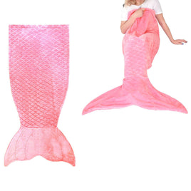 Mermaid Tail Pink Soft Blanket Throw Home & Garden Kings Warehouse 