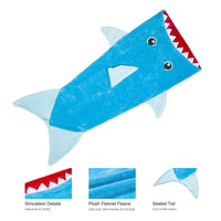 Mermaid Tail Shark Soft Blanket Throw Home & Garden Kings Warehouse 