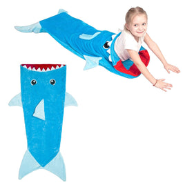 Mermaid Tail Shark Soft Blanket Throw Home & Garden Kings Warehouse 