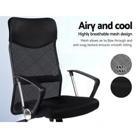 Mesh Office Chair High Back Black Furniture Kings Warehouse 