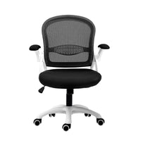 Mesh Office Chair Mid Back Black Furniture Kings Warehouse 