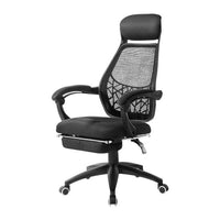 Mesh Office Chair Recliner Black