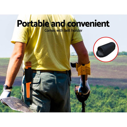 Metal Detector 40MM Sensitive Handheld Pinpointer Waterproof Automatic Hunter Orange Outdoor Kings Warehouse 