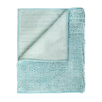 Microfiber Shower & Bathroom Bath Mat Non Slip Soft Pile Design (Aqua) EOFY Kings Warehouse 