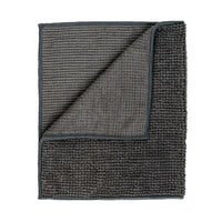 Microfiber Shower & Bathroom Bath Mat Non Slip Soft Pile Design (Dark Grey) EOFY Kings Warehouse 