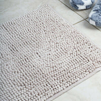 Microfiber Shower & Bathroom Bath Mat Non Slip Soft Pile Design (Light Grey) EOFY Kings Warehouse 