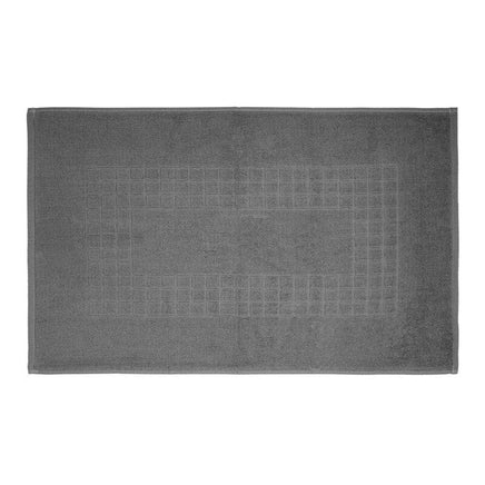 Microfiber Soft Non Slip Bath Mat Check Design (Anthrazit) EOFY Kings Warehouse 
