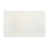 Microfiber Soft Non Slip Bath Mat Check Design (Cream)