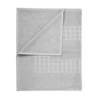 Microfiber Soft Non Slip Bath Mat Check Design (Grey) EOFY Kings Warehouse 