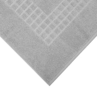 Microfiber Soft Non Slip Bath Mat Check Design (Grey) EOFY Kings Warehouse 