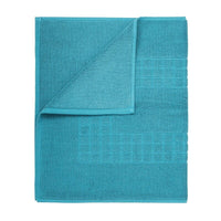 Microfiber Soft Non Slip Bath Mat Check Design (Petrol) EOFY Kings Warehouse 