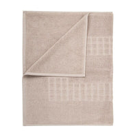 Microfiber Soft Non Slip Bath Mat Check Design (Taupe) EOFY Kings Warehouse 