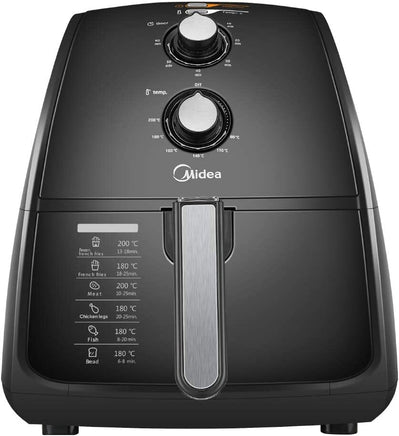 Midea 4L 1500W Multi-functional Air Fryer - Black Appliances Kings Warehouse 