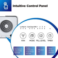 Midea Cube dehumidifier with smart wi-fi, 12L tank for up to 20L per day dehumidification MDDM20 Appliances Kings Warehouse 