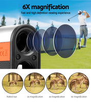 MiLESEEY 600M Magnetic Rangefinder LCD Laser Golf Range Finder Vibration Alert Kings Warehouse 