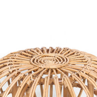 Mimosa 64cm Rattan Round Side Sofa End Table - Natural Kings Warehouse 