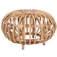 Mimosa 64cm Rattan Round Side Sofa End Table - Natural Kings Warehouse 