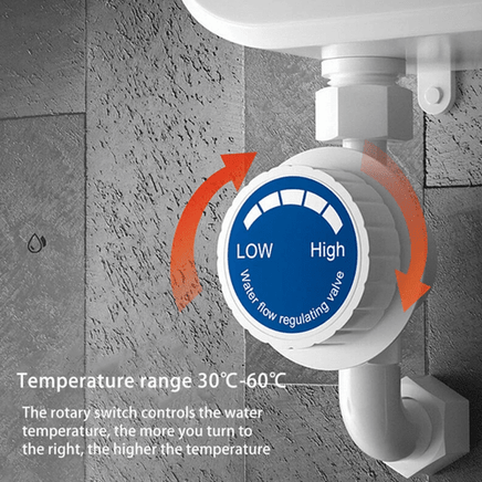 Mini Electric Instant Tankless Hot Water Heater Under Sink Shower Water System Tools Kings Warehouse 