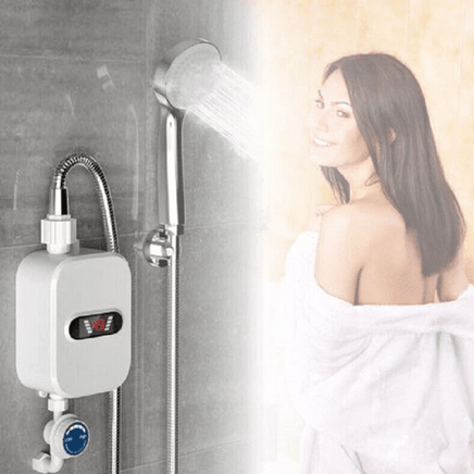 Mini Electric Instant Tankless Hot Water Heater Under Sink Shower Water System Tools Kings Warehouse 