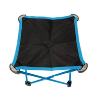 Mini Portable Outdoor Folding Stool Camping Fishing Picnic Chair Seat 80kg Blue Outdoor Kings Warehouse 