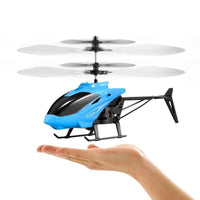 Mini RC Infrared Induction Helicopter Aircraft Drone Flashing Light Toys Christmas Gift Red Baby & Kids Kings Warehouse 