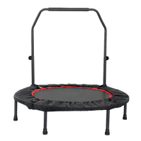 Mini Rebounder Trampoline with Adjustable Handle – Fitness Bounce Trainer Sports & Fitness Kings Warehouse 
