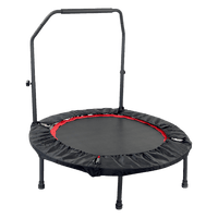 Mini Rebounder Trampoline with Adjustable Handle – Fitness Bounce Trainer Sports & Fitness Kings Warehouse 