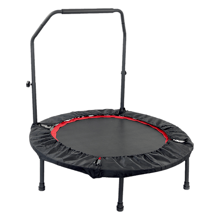 Mini Rebounder Trampoline With Handle Rail Sports & Fitness Kings Warehouse 