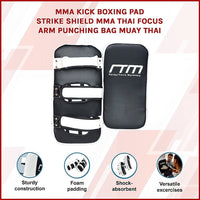 MMA Kick Boxing Pad Strike Shield – Muay Thai Focus Punching Pad Training Gear Sports & Fitness Kings Warehouse 