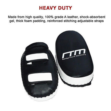 MMA Kick Boxing Pads Curved Strike Shield Muay Thai Punching Focus Pad Sports & Fitness Kings Warehouse 