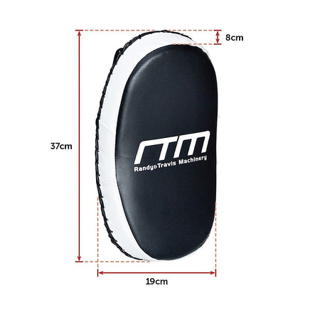 MMA Kick Boxing Pads Curved Strike Shield Punching Bag Focus Arm Muay Thai Sports & Fitness Kings Warehouse 