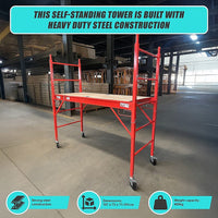 Mobile Safety High Scaffold / Ladder Tool -450KG Tools Kings Warehouse 