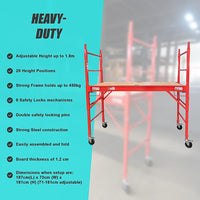 Mobile Safety High Scaffold / Ladder Tool -450KG Tools Kings Warehouse 