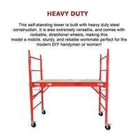 Mobile Safety High Scaffold / Ladder Tool -450KG Tools Kings Warehouse 