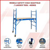 Mobile Safety High Scaffold / Ladder Tool -450KG Tools Kings Warehouse 