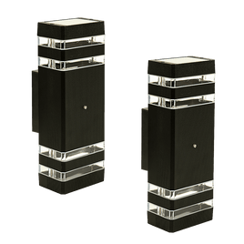 Modern 12" LED Up Down Wall Light dual Lamp Fixtures Outdoor Dusk to Dawn Sensor Home & Garden Kings Warehouse 