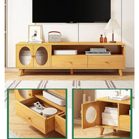 Modern TV Cabinet Entertainment Unit Stand Storage Furniture Kings Warehouse 