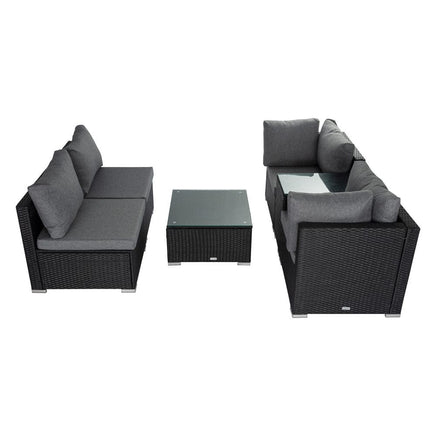 Modular Outdoor Wicker Lounge Set Furniture Kings Warehouse 