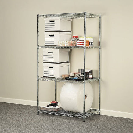 Modular Wire Storage Shelf 1200 x 450 x 1800mm Steel Shelving Furniture Kings Warehouse 