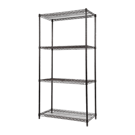Modular Wire Storage Shelf 1200 x 450 x 1800mm Steel Shelving Furniture Kings Warehouse