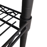 Modular Wire Storage Shelf 1200 x 450 x 1800mm Steel Shelving Furniture Kings Warehouse 