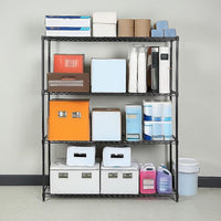 Modular Wire Storage Shelf 1200 x 450 x 1800mm Steel Shelving Furniture Kings Warehouse 