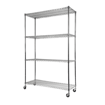 Modular Wire Storage Shelf 1200 x 450 x 1800mm Steel Shelving Furniture Kings Warehouse 