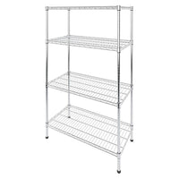 Modular Wire Storage Shelf 1200 x 450 x 1800mm Steel Shelving Furniture Kings Warehouse 