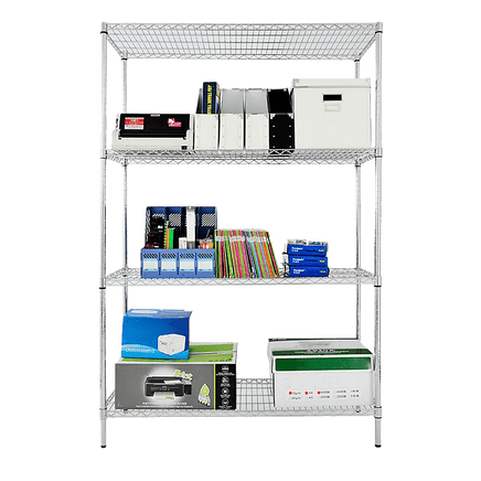 Modular Wire Storage Shelf 1200 x 600 x 1800mm Steel Shelving Furniture Kings Warehouse 