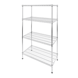 Modular Wire Storage Shelf 1200 x 600 x 1800mm Steel Shelving Furniture Kings Warehouse